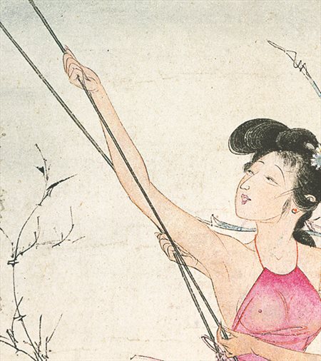 远安-胡也佛的仕女画和最知名的金瓶梅秘戏图
